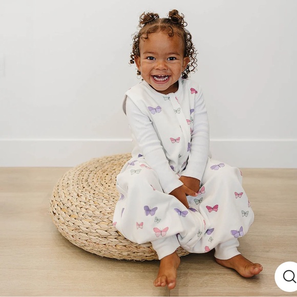 Woolino 4 Season Baby Sleep Bag with Butterfly print age 6-18 months - Picture 2 of 8